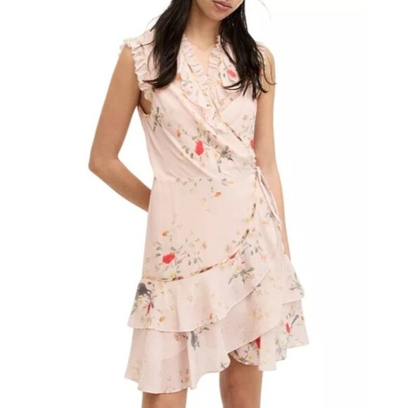 ALLSAINTS Ari Kora Mini Dress Size US 8 - Picture 1 of 14